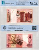 Belarus 5 Rublei Banknote, 2009, P-37a, UNC, TAP 60-70 Authenticated