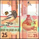 Aruba 25 Florin Banknote, 2019, P-22, UNC