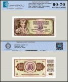 Yugoslavia 10 Dinara Banknote, 1978, P-87a, UNC, TAP 60-70 Authenticated