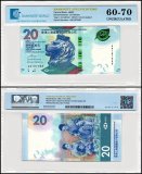Hong Kong - HSBC 20 Dollars Banknote, 2018, P-218, UNC, TAP 60-70 Authenticated