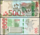 Azerbaijan 500 Manat Banknote, 2021, P-45, UNC, Commemorative