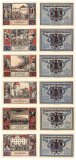 Arnstadt 50 Pfennig 6 Pieces Notgeld Set, 1921, Mehl #43.3a, UNC