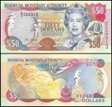 Bermuda 50 Dollars Banknote, 2007, P-54b, UNC