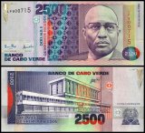 Cape Verde 2,500 Escudos Banknote, 1989, P-61, UNC