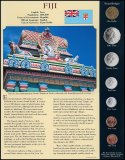 Coins from Around the World - Fiji, 7 Pieces Coin Set, 1995-1999, KM #49a-73, Mint