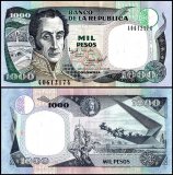 Colombia 1,000 Pesos Banknote, 1995, P-438a.3, UNC