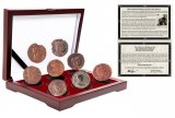 Constantine Dynasty: Box of 8 Roman Bronze Coins, w/ COA