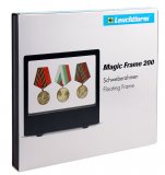 Double Sided Magic Frame, 0.79" L x 7.09" Wx 0.79" H, Easy Standing, 2 Transparent Flexible Membranes - Accessories