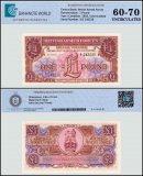 Great Britain - British Armed Forces 1 Pound Banknote, 1956 ND, P-M29, UNC, 3rd Series, TAP 60-70 Authenticated