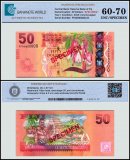 Fiji 50 Dollars Banknote, 2013 ND, P-118s, UNC, Specimen, TAP 60-70 Authenticated