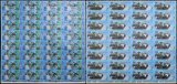 Fiji 7 Dollars Banknote, 2016, P-120, UNC, Commemorative, 32 Pieces Uncut Sheet