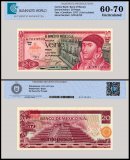 Mexico 20 Pesos Banknote, 1977, P-64d.3, UNC, Series DG, TAP 60-70 Authenticated