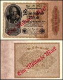Germany 1 Milliarde - Billion Mark Banknote, 1923, P-113a.2, UNC