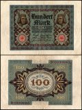 Germany 100 Mark Banknote, 1920, P-69, Used