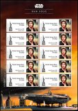 Great Britain Star Wars World Show New York Character Stamps, 2016, UNC