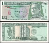 Guatemala 1 Quetzal Banknote, 1991, P-73b, UNC