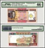 Guinea 1,000 Francs Banknote, 2010, P-43a, Commemorative, PMG 66