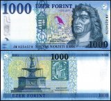 Hungary 1,000 Forint Banknote, 2023, P-203d, UNC