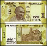 India 20 Rupees Banknote, 2021, P-110a.10, UNC, Plate Letter M
