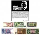 Iron Curtain: Six Banknotes of the Eastern Bloc (Billfold), w/ COA