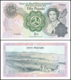 Isle of Man 50 Pounds Banknote, 1983 ND, P-39, UNC