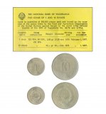 Yugoslavia 1-10 Dinars, 2 Pieces Coin Set, 1976, KM # 61-63, Mint