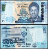 Malawi 200 Kwacha Banknote, 2021, P-65Ae, UNC