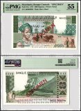 Mauritania 1,000 Ouguiya Banknote, 1977, P-3Cs, UNC, Specimen, PMG 55