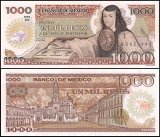 Mexico 1,000 Pesos Banknote, 1985, P-85a.3, UNC, Series XK
