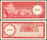 Netherlands Antilles 500 Gulden Banknote, 1962, P-7, UNC