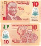Nigeria 10 Naira Banknote, 2011, P-39c.1, UNC, Polymer