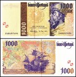 Portugal 1,000 Escudos Banknote, 1996, P-188a.2, UNC