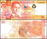 Philippines 20 Piso Banknote, 2023, P-230b, UNC