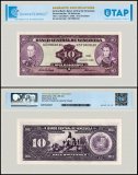 Venezuela 10 Bolivares Banknote, 1995, P-61d, UNC, TAP Authenticated