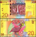 Samoa 20 Tala Banknote, 2017, P-40c, UNC