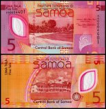 Samoa 5 Tala Banknote, 2023 ND, P-47, UNC, Polymer