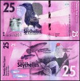 Seychelles 25 Rupees Banknote, 2016, P-48, UNC