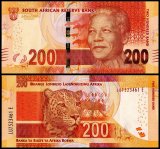 South Africa 200 Rand Banknote, 2013-2016 ND, P-142b, UNC
