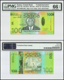 Samoa 100 Tala Banknote, 2012, P-44a, PMG 66