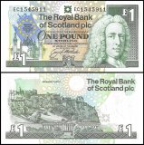 Scotland - Royal Bank of Scotland PLC 1 Pound Banknote, 1992, P-356, UNC, Commemorative