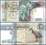 Seychelles 50 Rupees Banknote, 2005 ND, P-39A, UNC