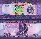 Solomon Islands 20 Dollars Banknote, 2017 ND, P-34a.2, UNC