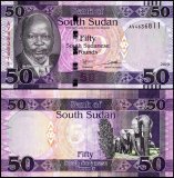 South Sudan 50 South Sudanese Pounds Banknote, 2019, P-14d, UNC