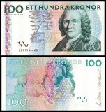 Sweden 100 Kronor Banknote, 2002, P-65a.2, UNC
