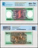 Brazil 200 Cruzeiros Banknote, 1984 ND, P-199b, UNC, TAP 60-70 Authenticated