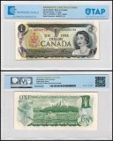Canada 1 Dollar Banknote, 1973, P-85a.1, Used, TAP Authenticated