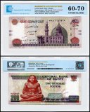 Egypt 200 Pounds Banknote, 2013, P-69b, UNC, Replacement 999, TAP 60-70 Authenticated