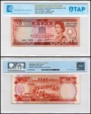 Fiji 5 Dollars Banknote, 1986 ND, P-83, Used, TAP Authenticated