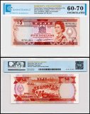 Fiji 5 Dollars Banknote, 1986 ND, P-83, UNC, Repeating Serial #B/7 811811, TAP 60-70 Authenticated