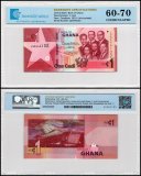 Ghana 1 Cedi Banknote, 2019, P-45, UNC, TAP 60-70 Authenticated